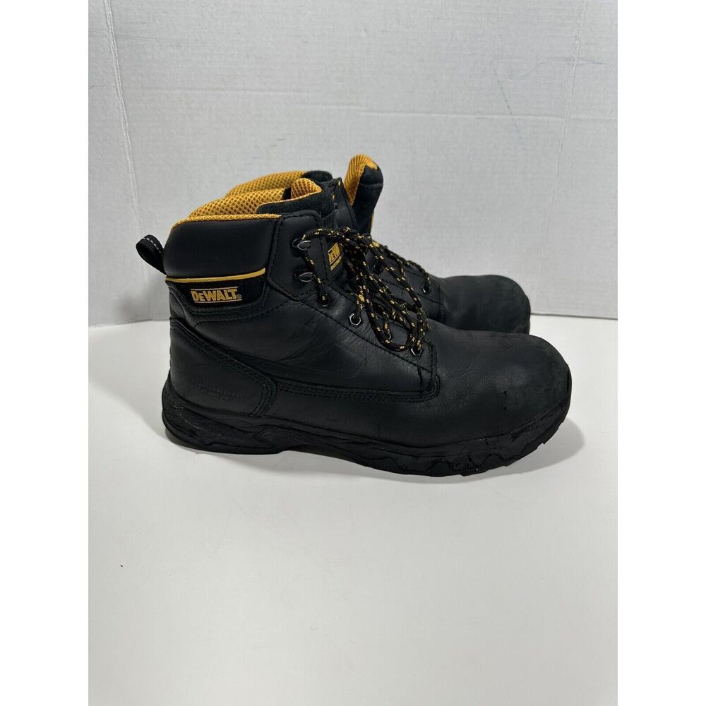 DEWALT ASTM F2413-18‎ Men's Steel Toe Work Boots Size 13 Black EVA Leather 77366